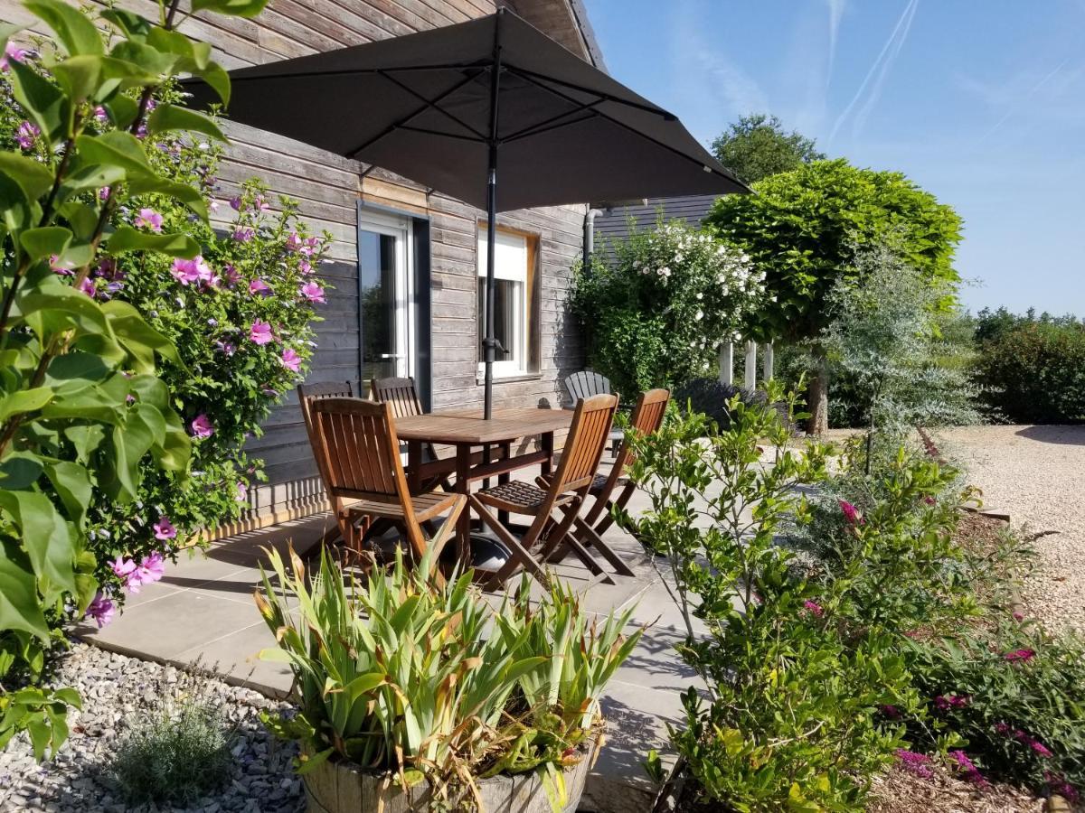 Gite De La Tuillere, Maison Contemporaine En Bois Avec Vue Et Piscine Saint-Aulaire المظهر الخارجي الصورة