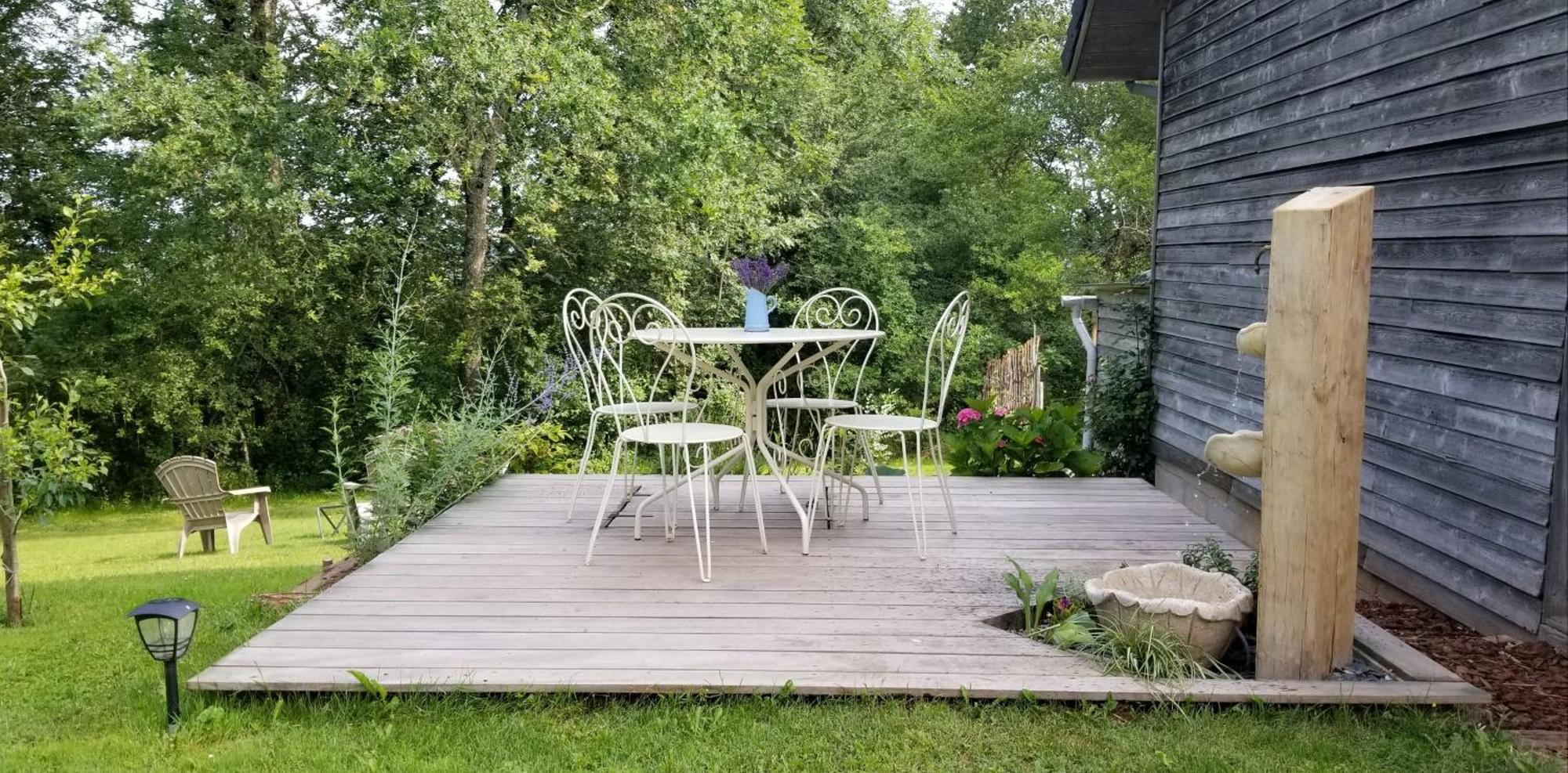 Gite De La Tuillere, Maison Contemporaine En Bois Avec Vue Et Piscine Saint-Aulaire المظهر الخارجي الصورة